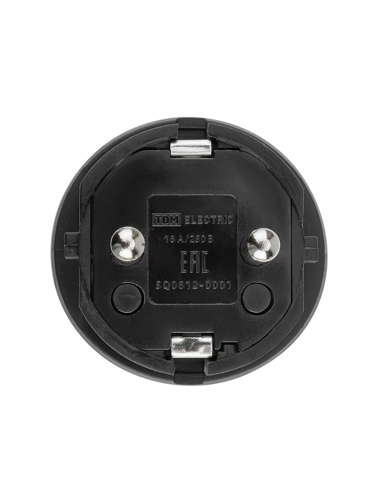 Вилка прямая каучук 2Р+РЕ 16А 250В IP44 TDM — изображение 5