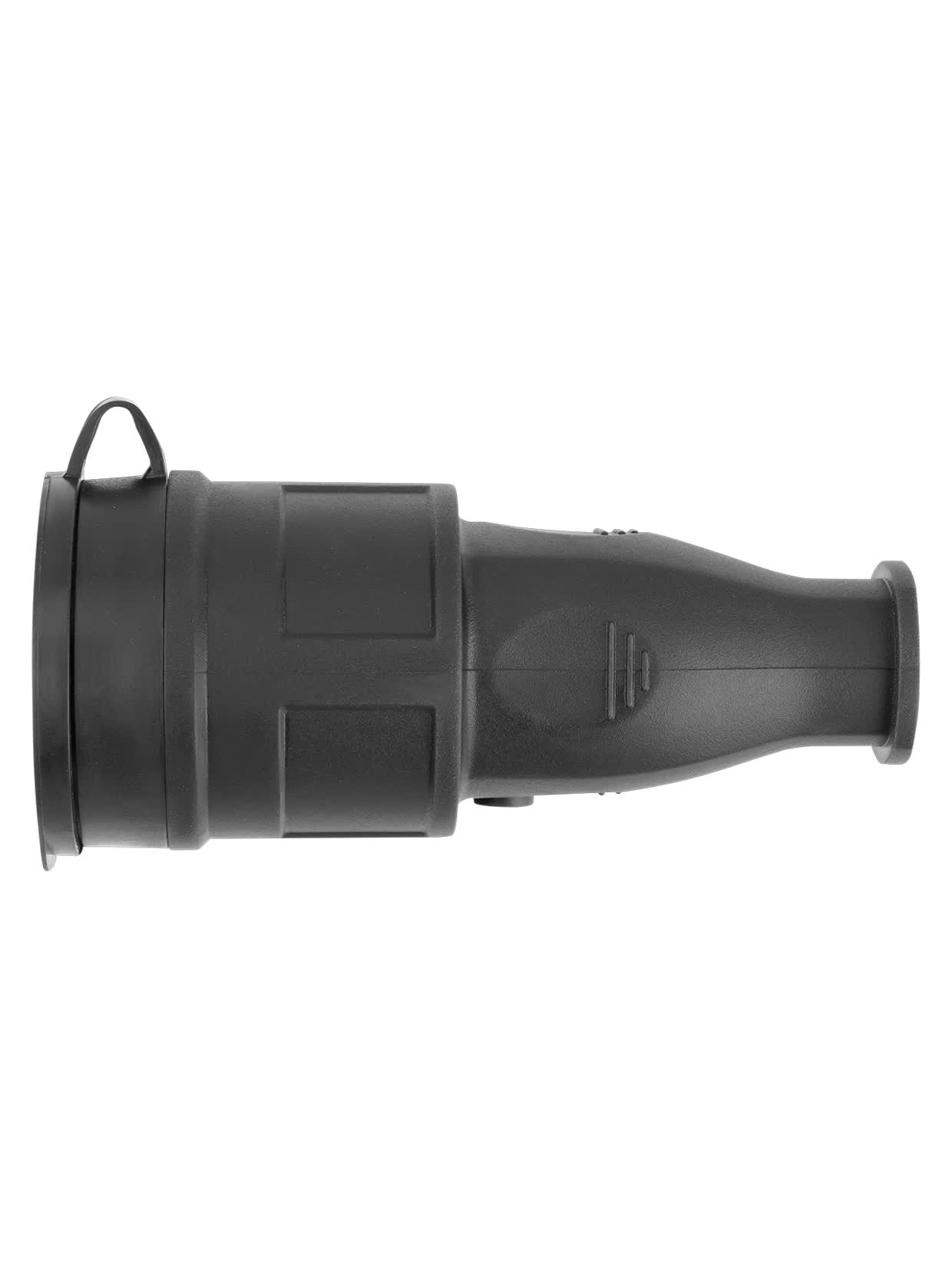 Розетка переносная с заглушкой каучук 2Р+РЕ 16А 250В IP44 TDM — изображение 5