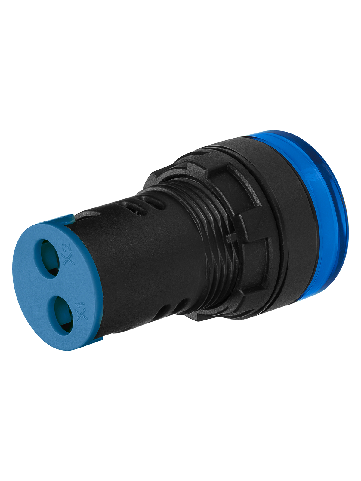 STATUS Лампа сигнальная AD-22DS, LED, d22 мм, 24-440 В AC/DC, IP65, синий TDM