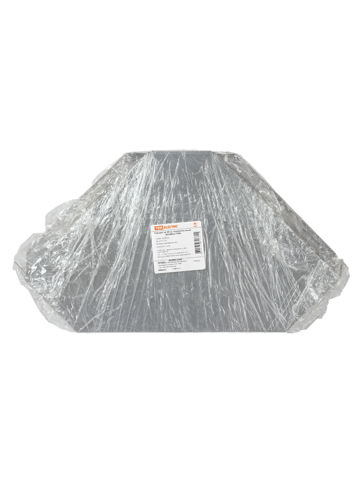 Поворот на 90 град. горизонтальный 35х300 мм TDM