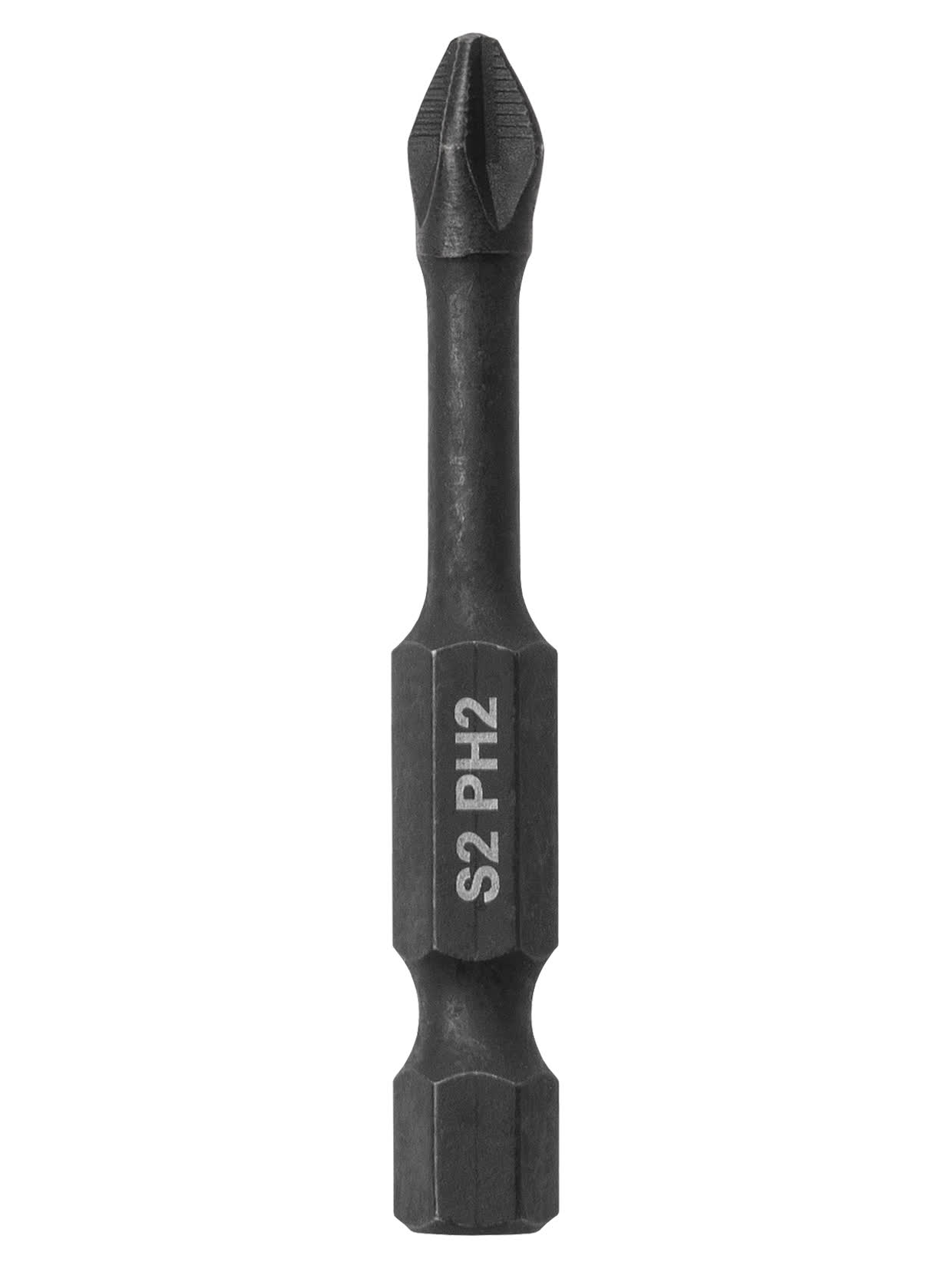 Набор бит PH2x50, односторонних, сталь S2, Е 1/4", намагниченные, торсионные, 10 шт., «Алмаз» TDM — изображение 2