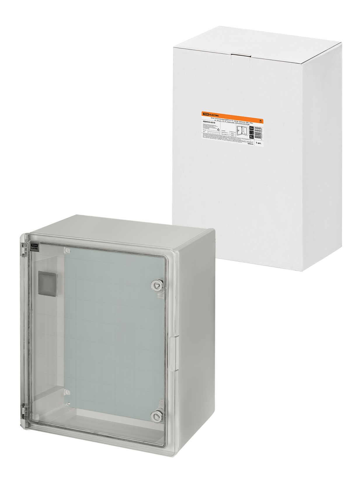 Бокс пластиковый ЩМП-0-10, прозр. крышка, ABS, IP65, от -45 до +75 °С, навесной, (500x350x220) TDM — изображение 5