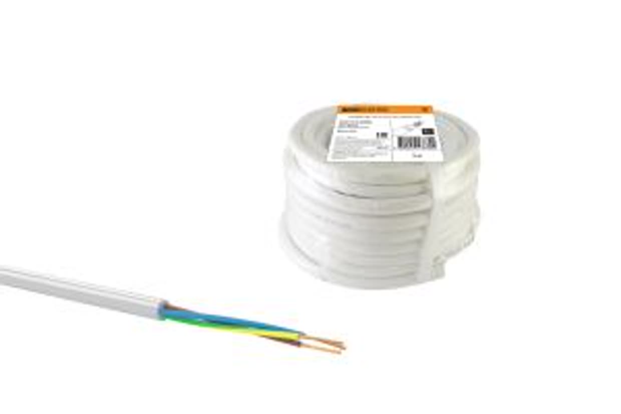 Провод ПВС 3х2,5 ГОСТ (5м), белый TDM — изображение 2