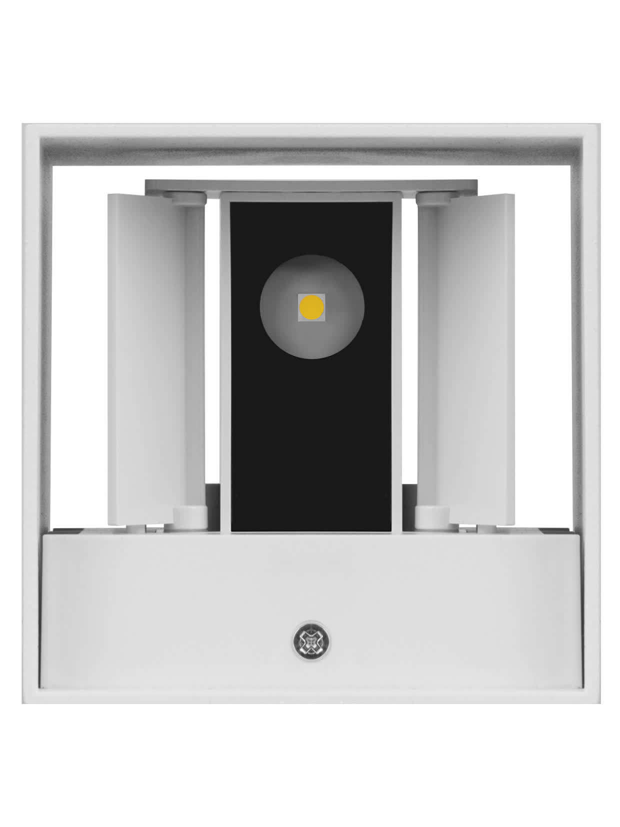 Светильник настенный LED, Кватро, 2х3 Вт, 4000 К, Н100 мм, алюм./бел., вверх/вниз, IP65, TDM — изображение 9